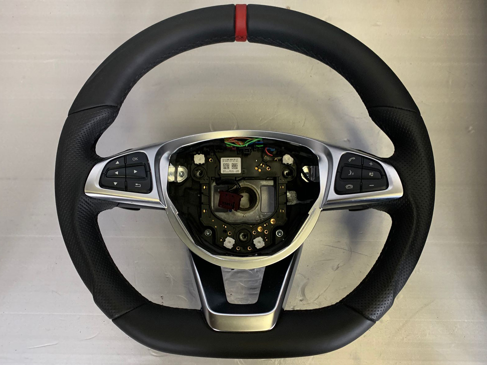 Mercedes-Benz C-Class W205 (2014-2021) Steering Wheel with Paddle Shifters Leather AMG Style